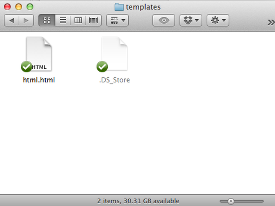 Putting filetype templates into the New File extension for Alfred App